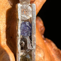 Moldavite Phenakite Meteorite Benitoite Herkimer Pendant Sterling #6771-Moldavite Life