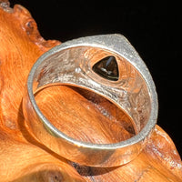 Moldavite Ring Sterling Silver #6138
