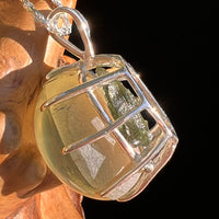 Moldavite & Star Citrine Pendant Sterling Silver "Hidden Gem" #8883-Moldavite Life