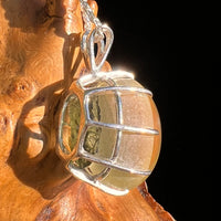 Moldavite & Star Citrine Pendant Sterling Silver "Hidden Gem" #8883-Moldavite Life