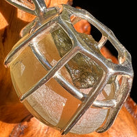 Moldavite & Star Citrine Pendant Sterling Silver "Hidden Gem" #8883-Moldavite Life