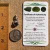 Moldavite Swirl Drop Pendant Sterling #7869-Moldavite Life
