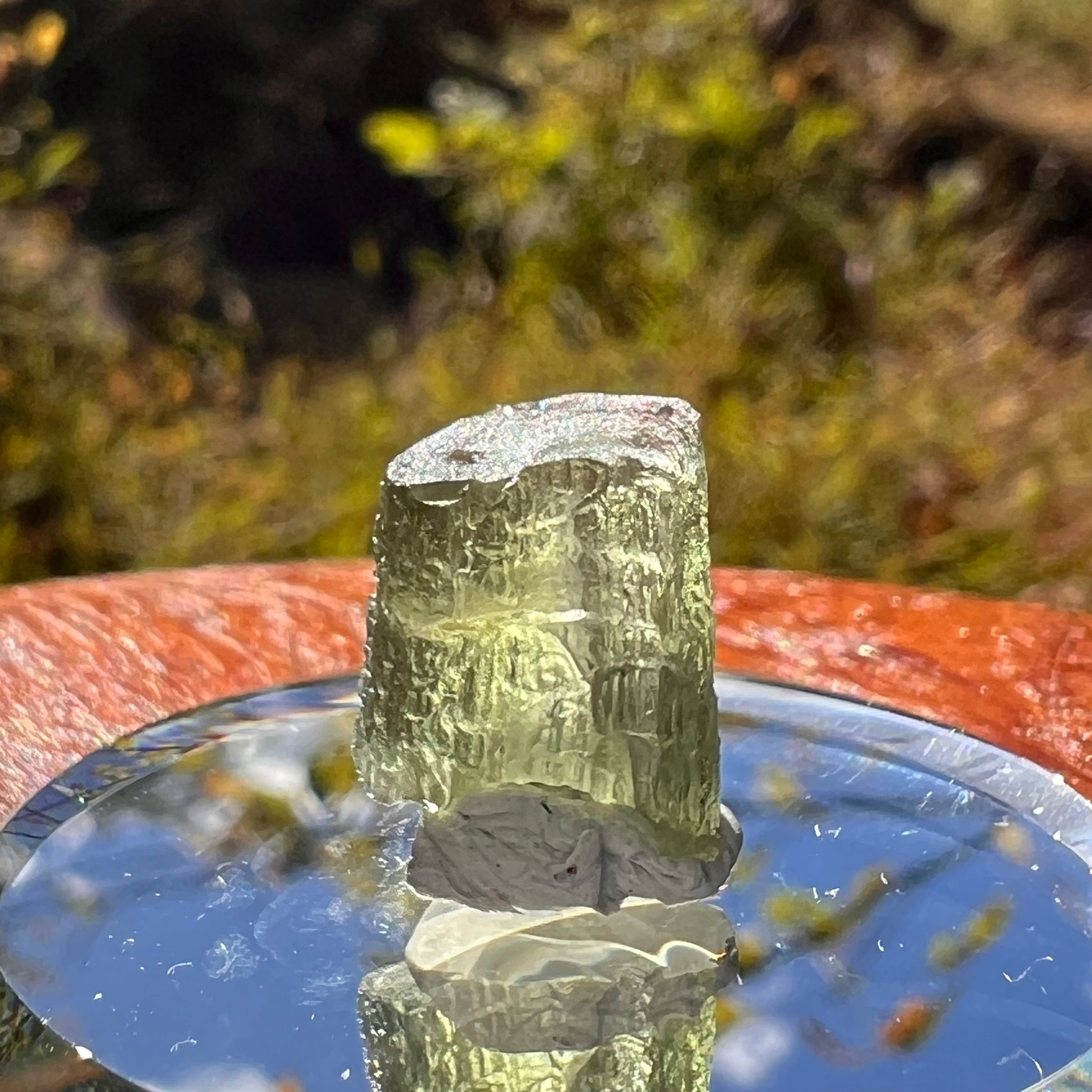 Moldavite Twin 0.8 grams #2258-Moldavite Life