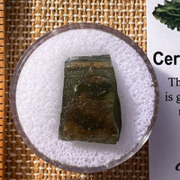 Moldavite Twin 1.5 grams #2257-Moldavite Life