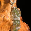 Moldavite Wire Wrapped Pendant Sterling Silver #5729-Moldavite Life