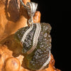Moldavite Wire Wrapped Pendant Sterling Silver #5740-Moldavite Life