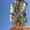 Moldavite Wire Wrapped Pendant Sterling Silver #5772-Moldavite Life