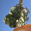 Moldavite Wire Wrapped Pendant Sterling Silver #5789-Moldavite Life