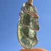 Moldavite Wire Wrapped Pendant Sterling Silver #5812-Moldavite Life