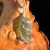 Moldavite Wire Wrapped Pendant Sterling Silver #5812-Moldavite Life