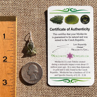Moldavite Wire Wrapped Pendant Sterling Silver #6800-Moldavite Life