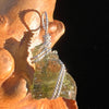 Moldavite Wire Wrapped Pendant Sterling Silver #7850-Moldavite Life