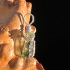 Moldavite Wire Wrapped Pendant Sterling Silver #7850-Moldavite Life
