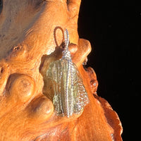 Moldavite Wire Wrapped Pendant Sterling Silver #7852-Moldavite Life