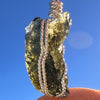 Moldavite Wire Wrapped Pendant Sterling Silver #7861-Moldavite Life