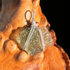 Moldavite Wire Wrapped Pendant Sterling Silver #7862-Moldavite Life