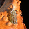 Moldavite Wire Wrapped Pendant Sterling Silver #7863-Moldavite Life
