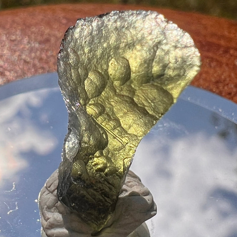 Moldavite .9 grams #1704-Moldavite Life