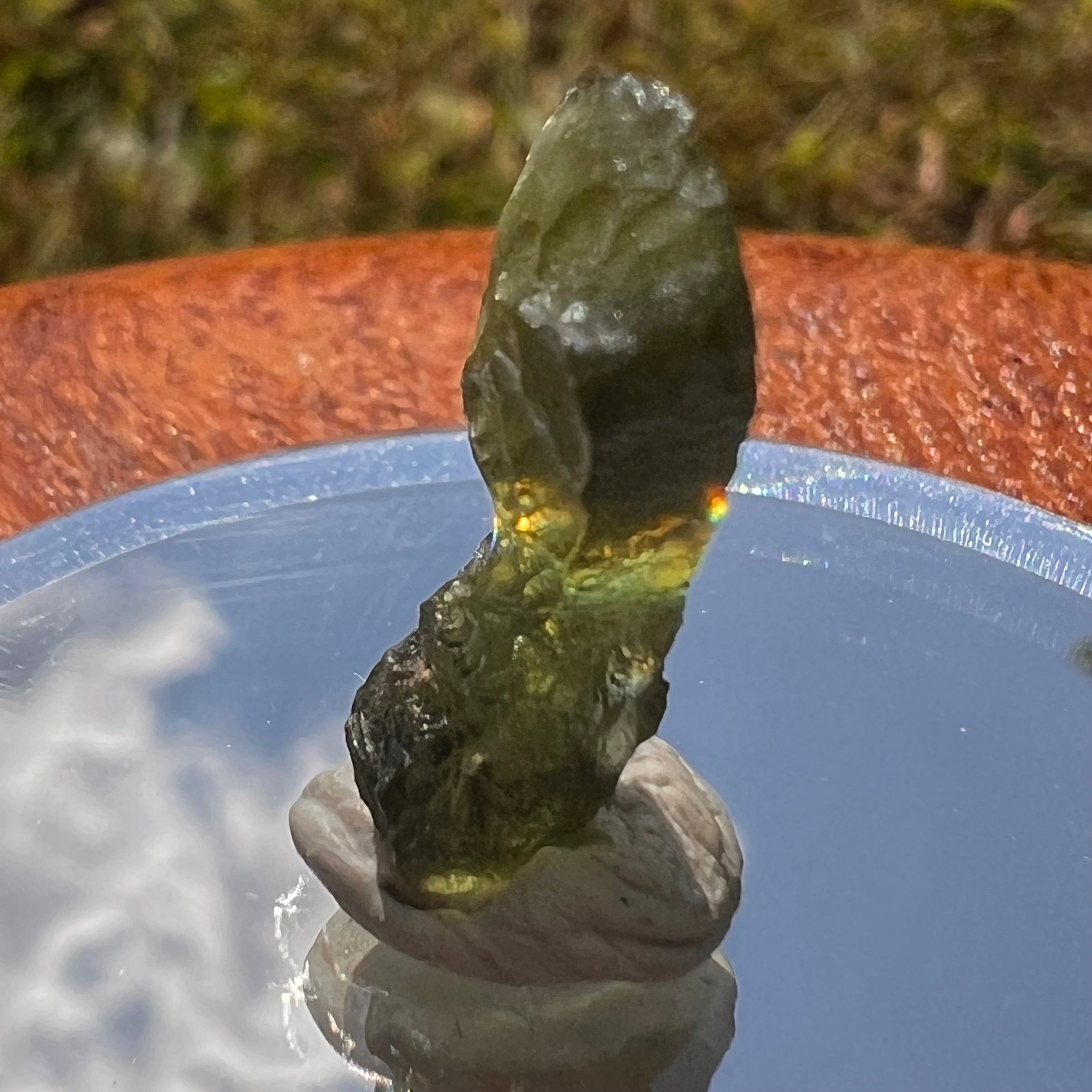 Moldavite .9 grams #1704-Moldavite Life