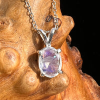Moonstone Pendant Necklace Silver #5223-Moldavite Life