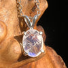Moonstone Pendant Necklace Silver #5225-Moldavite Life
