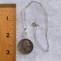 Moonstone Pendant Necklace Silver #5225-Moldavite Life
