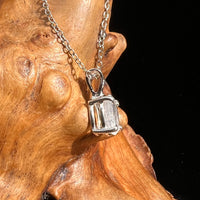 Moonstone Pendant Necklace Silver #5227-Moldavite Life