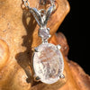 Moonstone & Pink Spinel Necklace Silver #5230-Moldavite Life