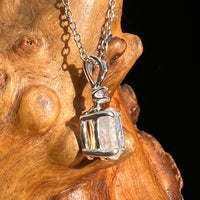 Moonstone & Pink Spinel Necklace Silver #5230-Moldavite Life