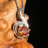 Orange Mandarin Garnet Pendant Sterling #6734-Moldavite Life