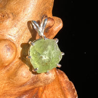 Peridot Crystal Pendant Sterling Silver #6247-Moldavite Life