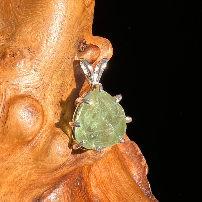 Peridot Crystal Pendant Sterling Silver #6250-Moldavite Life