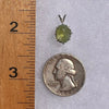 Peridot Crystal Pendant Sterling Silver #6252-Moldavite Life