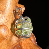 Peridot Crystal Pendant Sterling Silver #6257-Moldavite Life