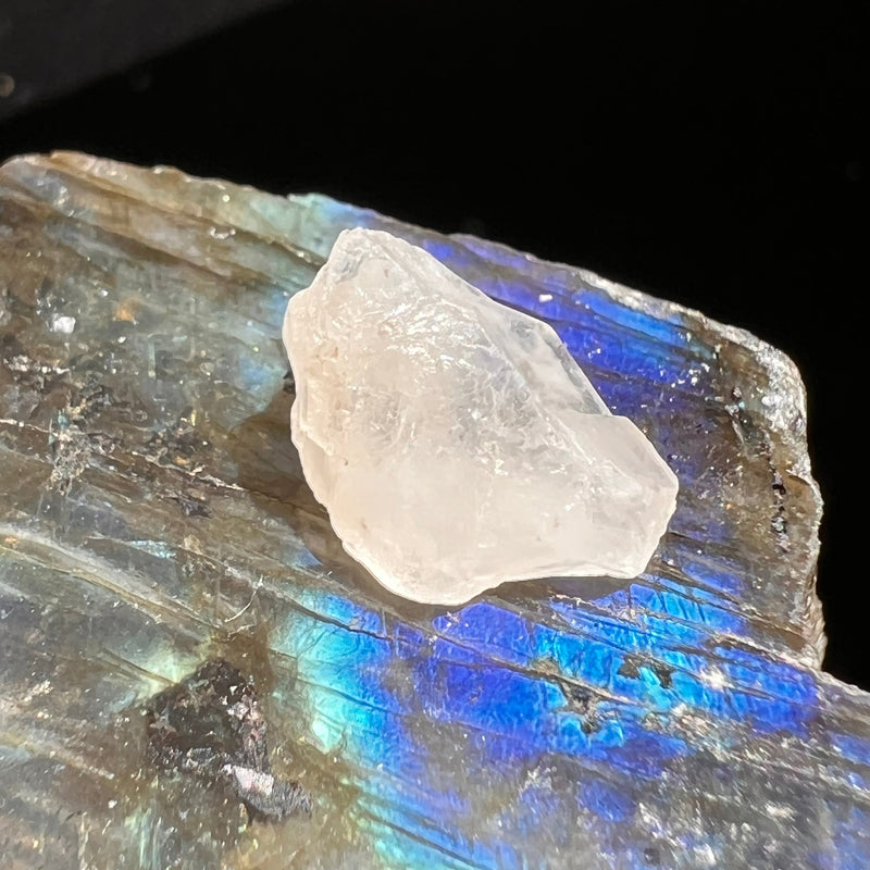 Phenacite Crystal #23-Moldavite Life
