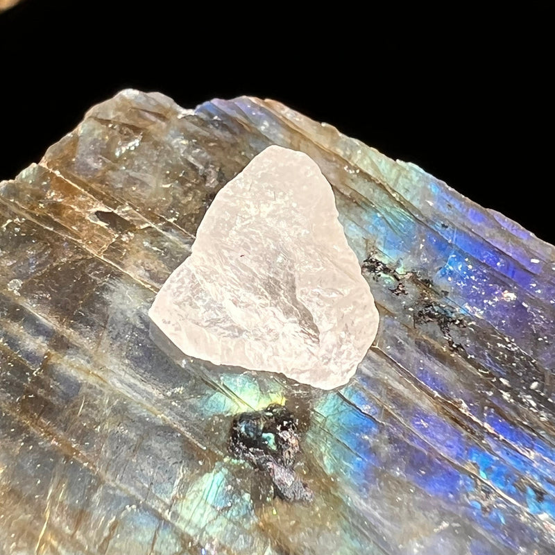 Phenacite Crystal #36-Moldavite Life