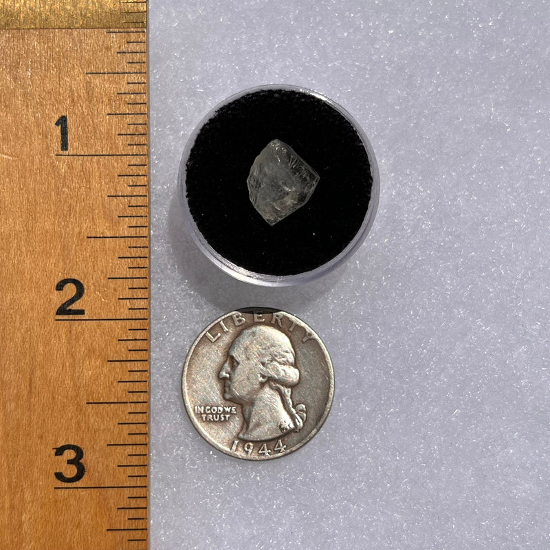 Phenacite Crystal #45-Moldavite Life