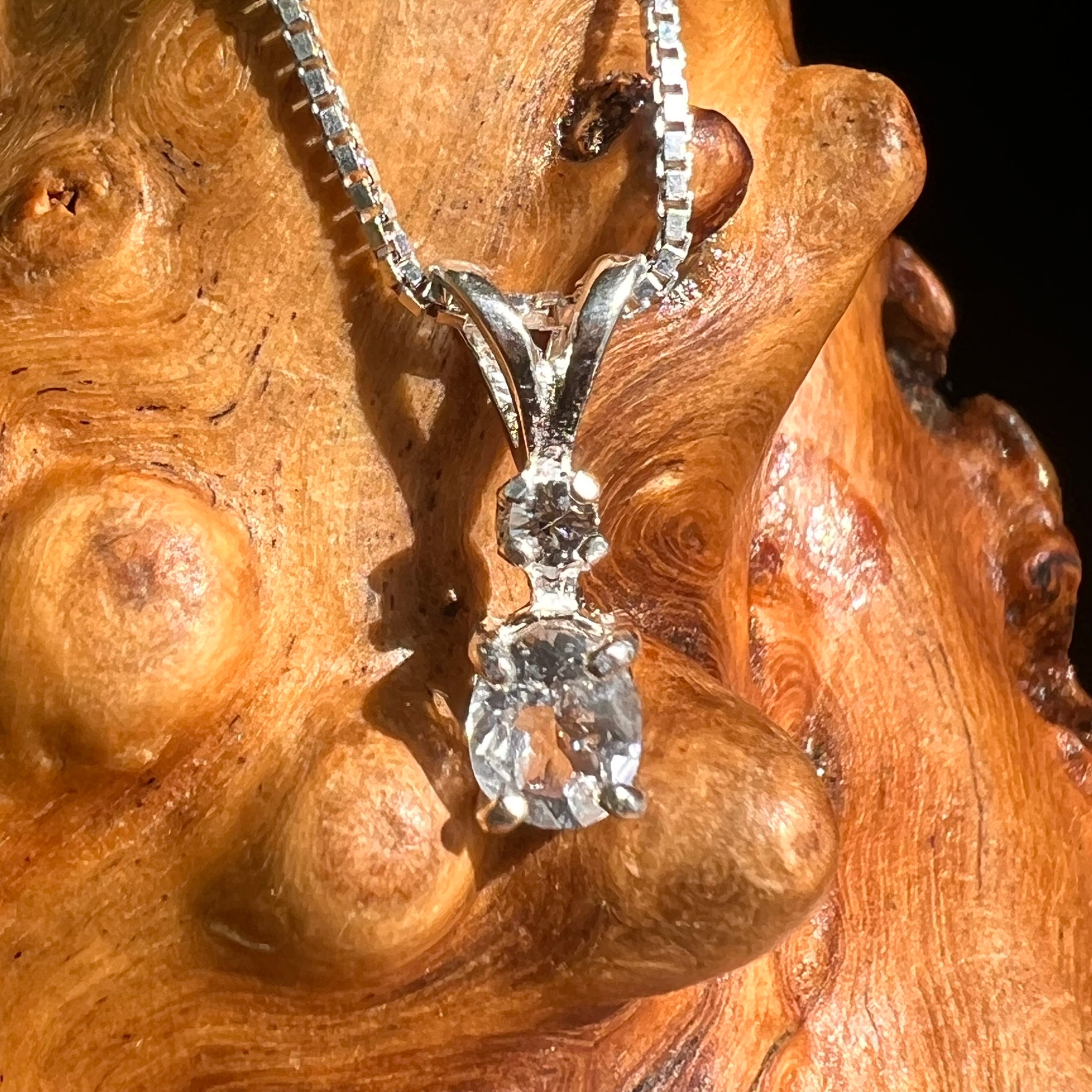 Phenakite Phenacite Danburite Necklace Sterling Moldavite Life