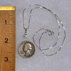 Phenacite & Garnet Necklace Sterling Silver #5377-Moldavite Life