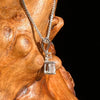 Phenacite & Garnet Necklace Sterling Silver #5381-Moldavite Life