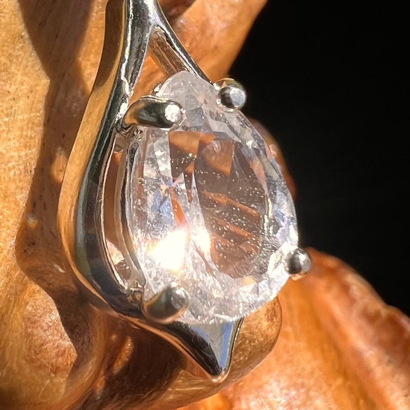 Phenacite Gem Pendant Sterling Silver #5349-Moldavite Life
