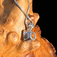 Phenacite Pendant Necklace Sterling Silver #5301A-Moldavite Life