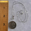 Phenacite Pendant Necklace Sterling Silver #5306A-Moldavite Life