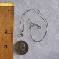 Phenacite Pendant Necklace Sterling Silver #5308A-Moldavite Life