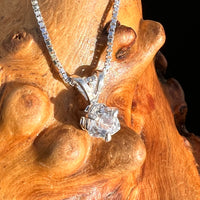Phenacite Pendant Necklace Sterling Silver #5321-Moldavite Life