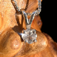 Phenacite Pendant Necklace Sterling Silver #5341-Moldavite Life