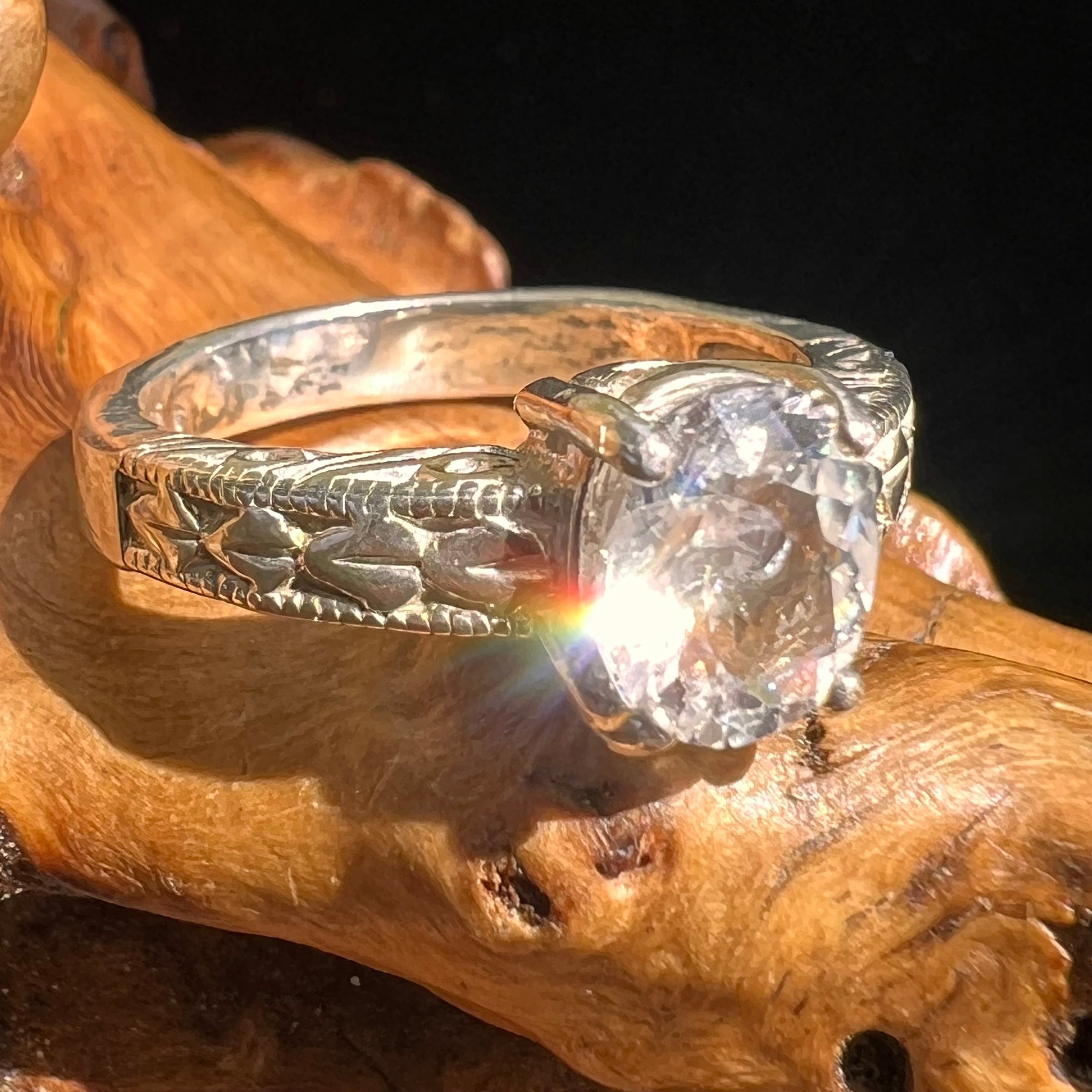 Phenacite Ring Sterling Silver Size 7.5 #5358-Moldavite Life