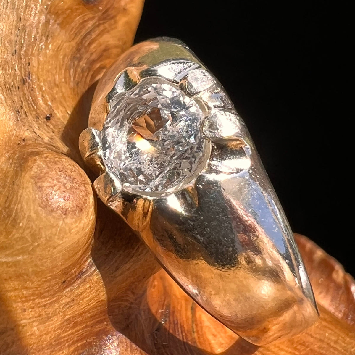 Phenacite Ring Sterling Silver Size 8.75 #5361-Moldavite Life