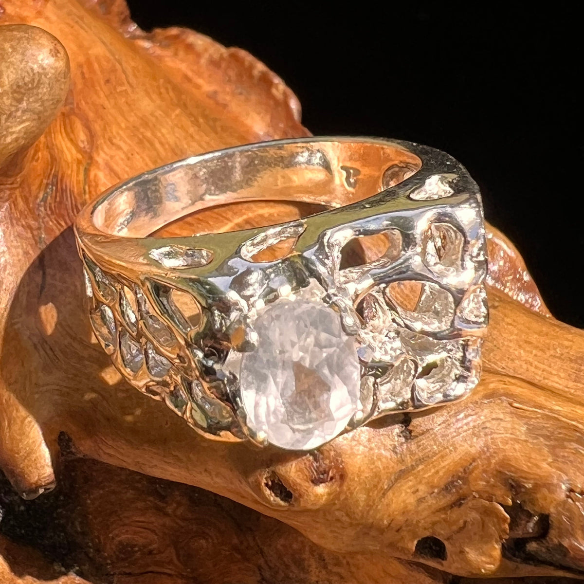 Phenacite Ring Sterling Silver Size 9.75 #5362-Moldavite Life