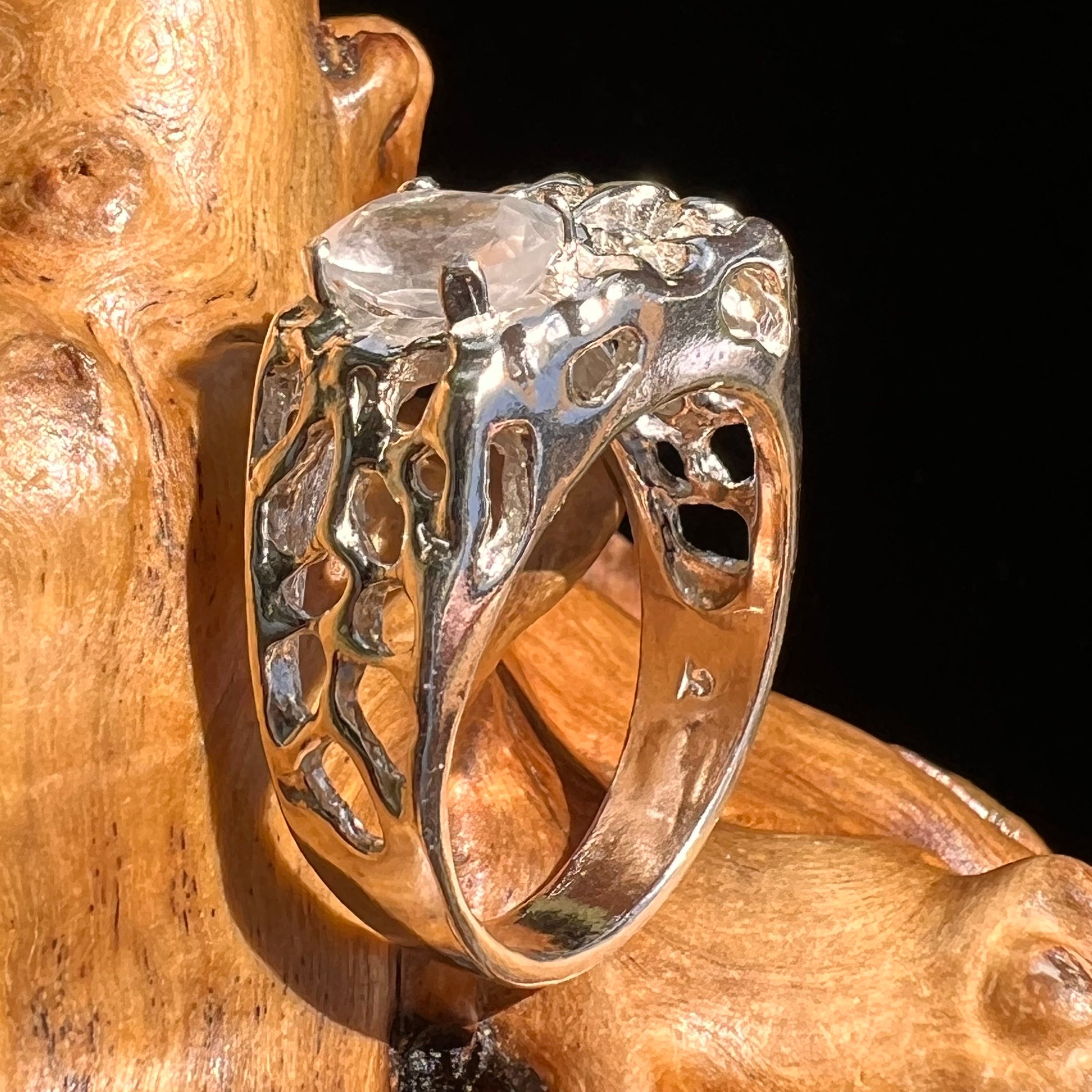 Phenacite Ring Sterling Silver Size 9.75 #5362-Moldavite Life